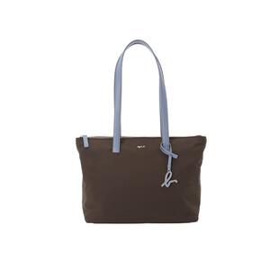 agnès b.经典系列尼龙中号单肩包女士通勤手提包托特包