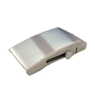 纯钛腰带钛合金自动腰带扣头无牙非内穿式皮带扣高档手工皮具配件