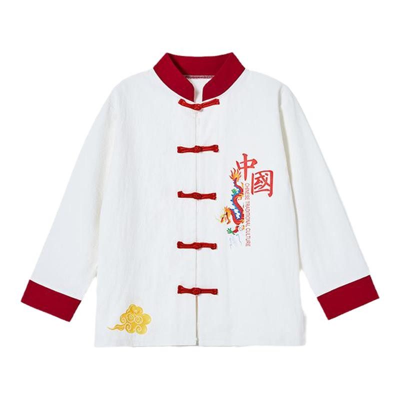 幼童武术表演服装小学生运动会啦啦队演出服装中国风功夫宝宝国潮