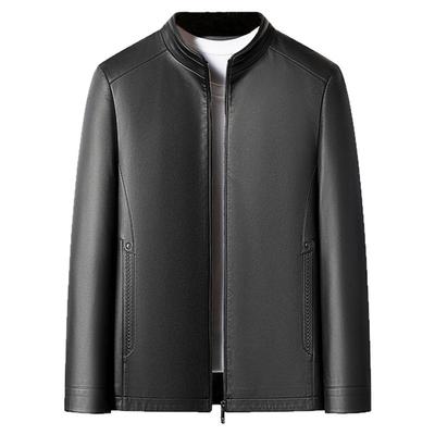 海宁真皮皮衣男士绵羊皮外套