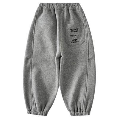 男童加绒裤子运动裤卫裤2025秋冬新款儿童加厚保暖一体绒休闲长裤