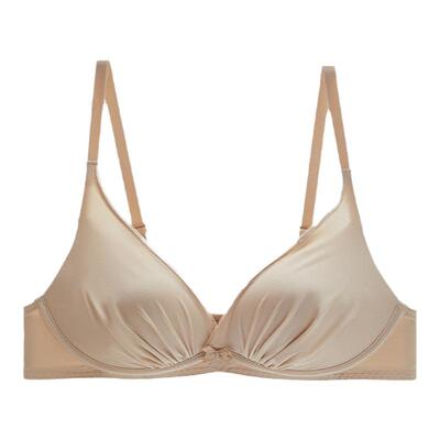 安莉芳厚杯光面无钢圈文胸