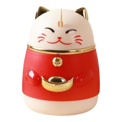 招财猫按压牙签盒过年喜庆