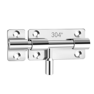 304不锈钢插销门栓门扣门锁式插销锁老式门推拉门锁厕所门明装锁