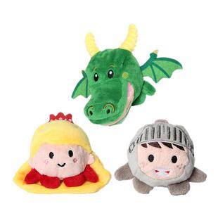 Qmonster恶龙毛绒弹力球玩具耐咬耐磨牙发声互动抛掷泰迪柯基玩具