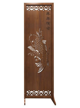 简约现代镂空雕花进门屏风隔断