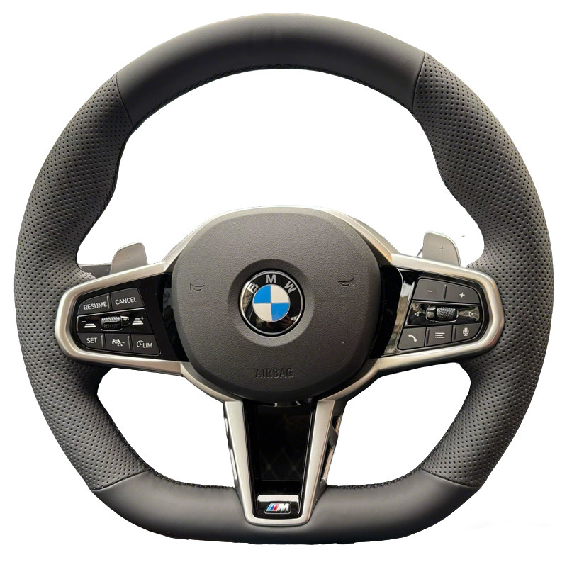 适用25款宝马325i330LI手缝方向盘套专用5系530LI7系740li把套