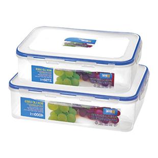 保鲜盒密封盒华湖保鲜盒长方形微波炉带扣密封收纳盒冷藏盒储物盒