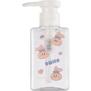秀色物语方形乳液瓶100ML 便携旅行分装化妆瓶按压瓶467094