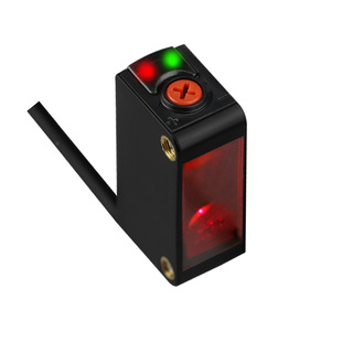 24V漫反射背景抑制光电开关传感器TOF远距离黑白等距12V激光感应