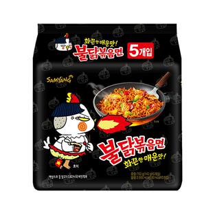韩国三养火鸡面韩式奶油芝士甜辣拌面速食方便面炸酱面泡面拉面