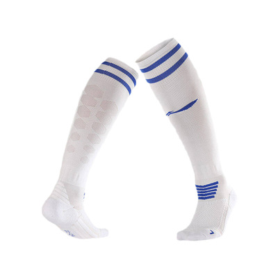 李宁足球袜男子长筒袜子足球袜过膝球袜加厚吸汗球袜AWLM071