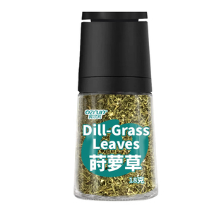 Dill莳萝草研磨器鱼类烹调土茴香番茄调味品香料百里香欧芹碎莳罗