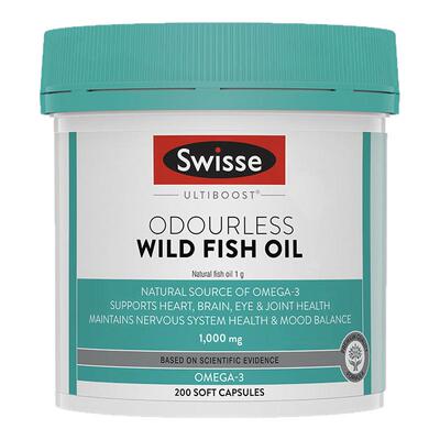 澳洲Swisse鱼油200粒1000mg