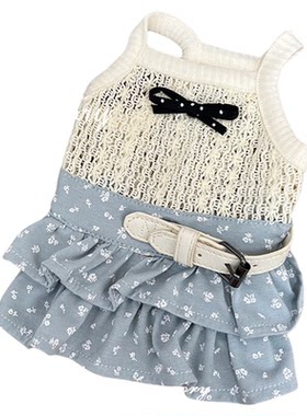 春夏透气宠物衣服猫狗小型犬裙子