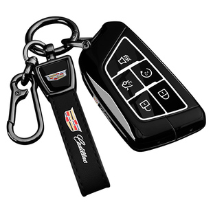 适用2025款凯迪拉克ct5钥匙套xt5车xt4男xt6黑武士金属壳ct6xts扣