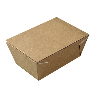 上海商吉牛皮瓦楞纸餐盒一次性餐盒加厚外卖打包盒长方形纸盒