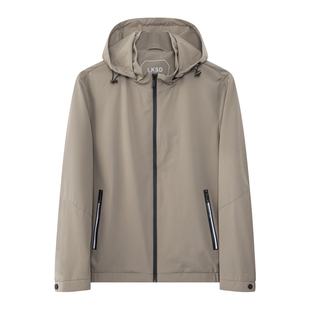 [品牌特卖]可拆连帽×肌理感×莱克斯顿2025秋新款风衣夹克外套男