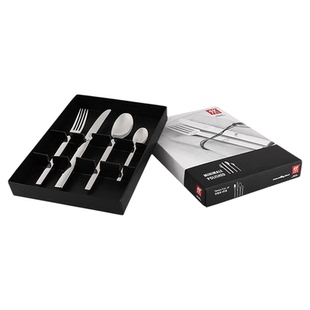 双立人高档西餐餐具4件套不锈钢餐勺餐叉子餐刀咖啡勺甜品勺套装