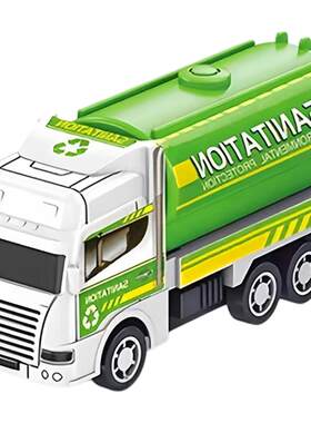 城市环卫车儿童玩具车惯性回力车