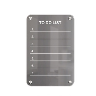 透明亚克力冰箱磁性留言板备忘清单入户计划表铁门磁铁吸ins展示