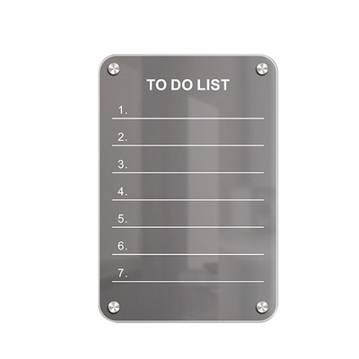 透明亚克力冰箱磁性留言板磁吸