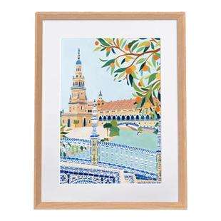 实木相框定制画框外框挂墙8k20 A4a3任意尺寸4开海报框架24寸