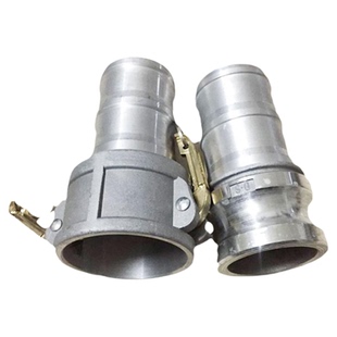 洒水车连接水管阴阳端快速接头 吸粪车油罐车DN65铝合金阴端接头