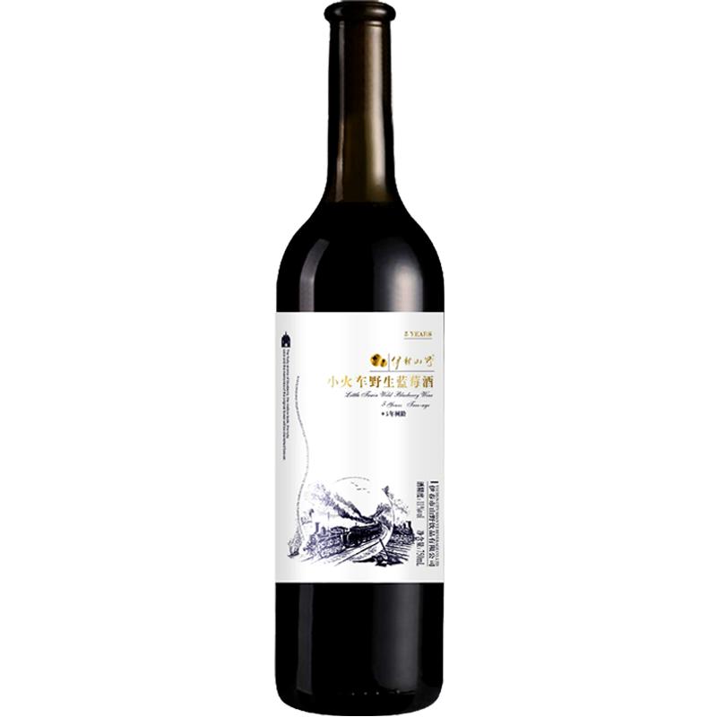 伊春伊村山野半甜蓝莓果酒