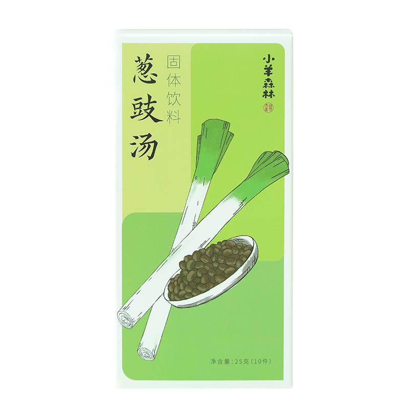 小羊森林葱豉汤孩子感感温和食养淡豆豉葱白儿童豆鼓方便冲饮