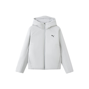 Puma/彪马男孩2026冬季新款棉服连帽立领设计休闲舒适保暖防水
