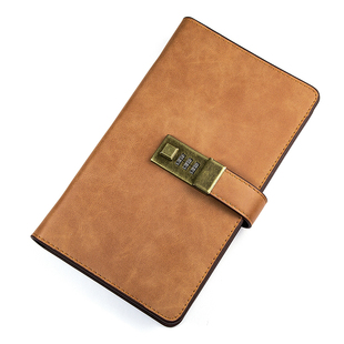 带密码锁定期存单收纳本票据册银行支票夹牛皮多功能存折卡一体包