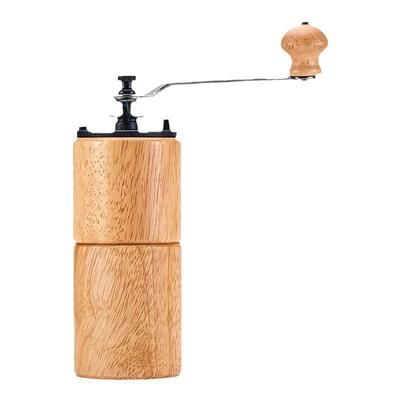 皇啡手摇磨豆机铸铁磨芯木质机身