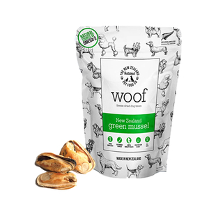 新西兰Woof冻干狗零食磨牙营养高蛋白绿贻贝羊肚牛肚互动奖励