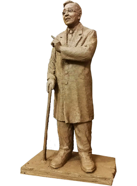 铸铜玻璃钢华罗庚教育家雕塑