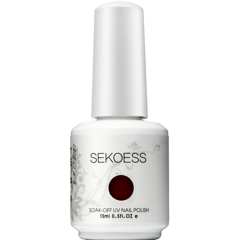正红色系列甲油胶nail polish gel酒红色粉红姨妈色深红棕车厘子