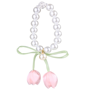 珍珠窗帘绑带一对装轻奢高档绑绳磁吸窗帘扣环绑饰纱帘收拢绳束带