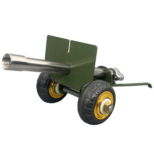 新年礼物大炮可回弹打飞大地红鞭炮模型摆件工艺品纯手工创意模型