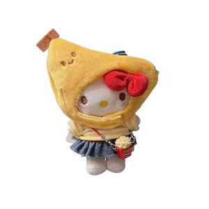 日本BOOKOFF香蕉头hollekitty玩偶凯蒂猫挂件公仔包包挂件钥匙扣