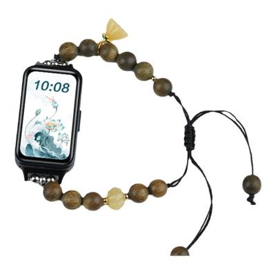 华为手环10/9/8/7新中式串珠表带