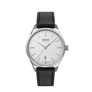 [礼物]Union格拉苏蒂宇联德国手表维罗银盘日历机械男士腕表