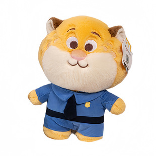 正版疯狂动物城电影周边羊副市长豹警官玩偶挂件尼克闪电毛绒公仔