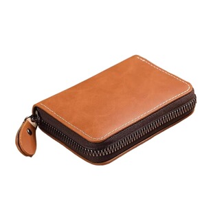 無印MUJ疯马皮卡包男士驾驶证银行卡零钱收纳包大容量多卡位卡套