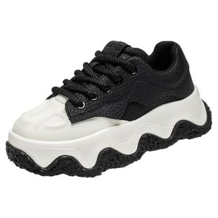 欧洲站男鞋2025冬季新款潮牌高级感运动休闲厚底增高板鞋老爹潮鞋