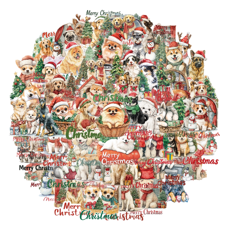 56张圣诞节merrychristmas贴纸