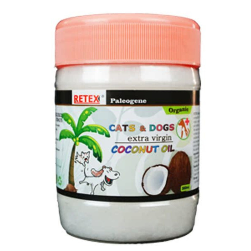 英国RETEX有机椰子油鹦鹉猫咪狗狗零食美毛助消化猫狗宠物内外用