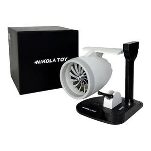 飞机引擎涡轮造型桌面摆件创意风扇可喷雾加湿航空发动机模型礼物