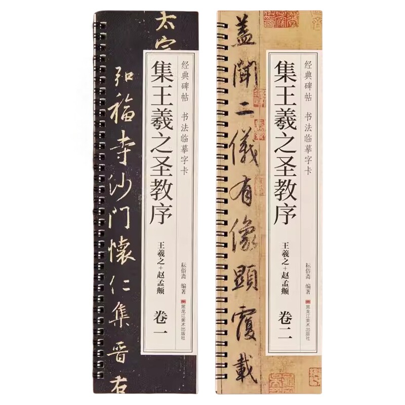 唐怀仁集王羲之书圣教序兰亭序九成宫勤礼碑多宝塔碑孙过庭书谱席夔隶书邓石如篆书千字文赵孟俯前后赤壁赋洛神赋近距离临摹字卡