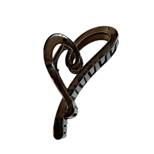 许我耀眼许妍同款爱心抓夹大号发量大鲨鱼夹后脑勺盘发夹女头饰品