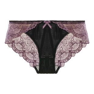 大码女士纯欲高叉胖MM蕾丝性感内裤女2026新款女生不夹屁股三角裤